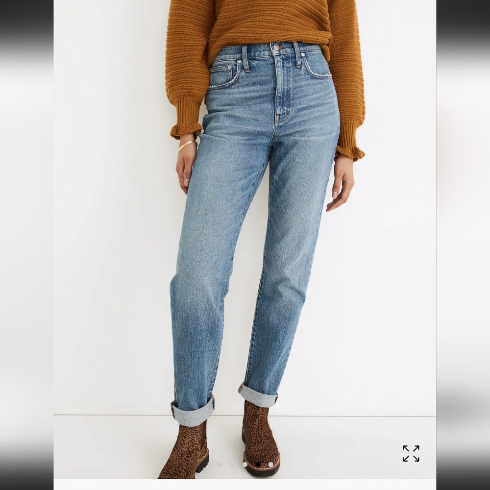 Madewell - The High-Rise Slim Boyjean in Neal Wash